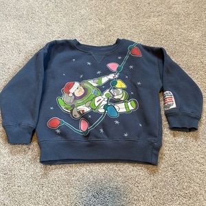 Buzz Lightyear Christmas sweatshirt. 2T.